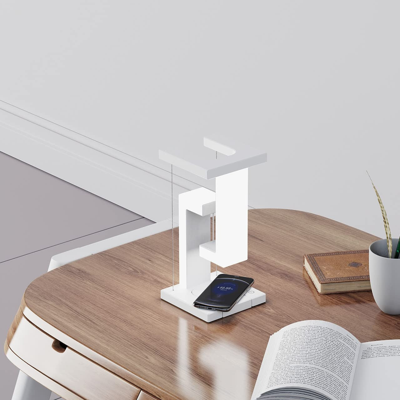 Creative Wireless Charging Suspension Lamp – Illuminate & Power Up in Style