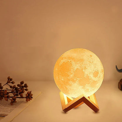 3D Printing Moon Night Table Lamp – A Luminous Piece of the Moon for Your Night