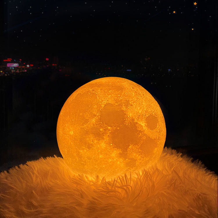 3D Printing Moon Night Table Lamp – A Luminous Piece of the Moon for Your Night